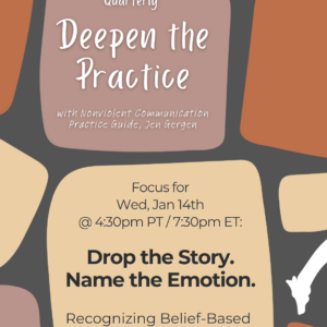 Quarterly NVC: Deepen the Practice (Wed, Jan 14th)
