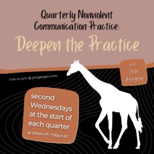 Quarterly NVC: Deepen the Practice (Oct 8th)